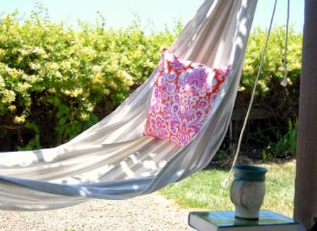 Going Home to Roost, diy porch hammock