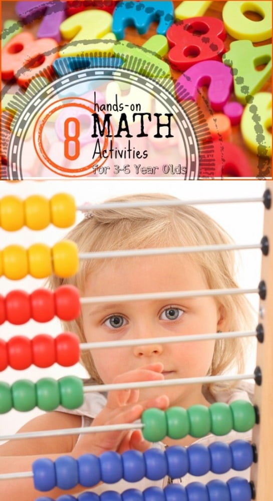 Hands-on Math for Toddlers and Preschoolers | Tipsaholic.com #education #math #kids #games #fun #learning