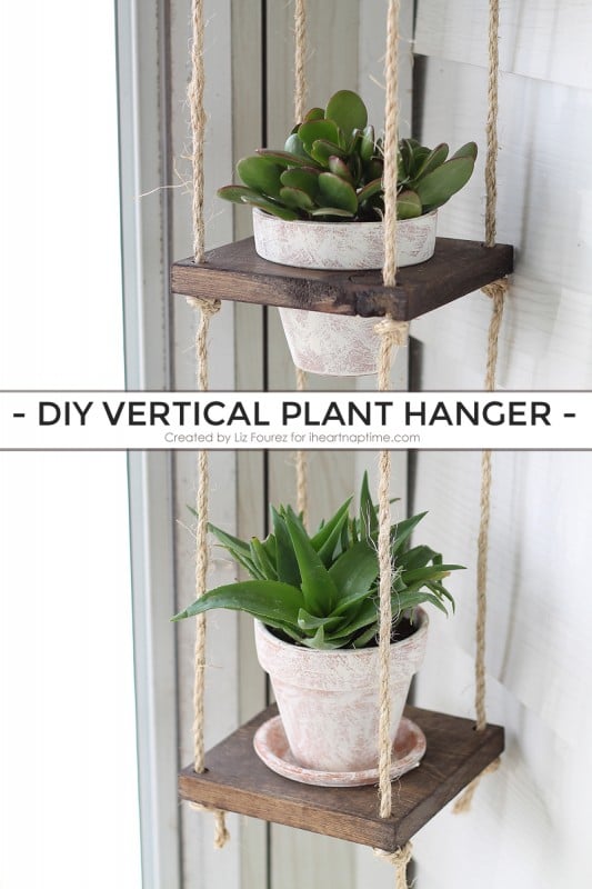 vertical hanging planter
