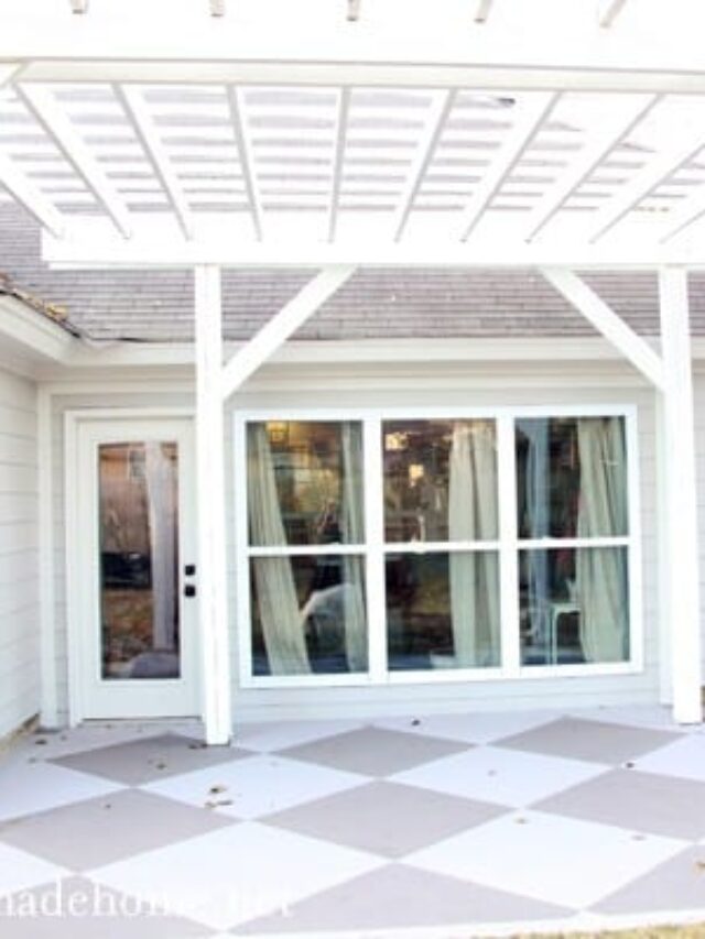 Handmade Pergola Finished