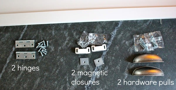 over fridge cabinet hardware