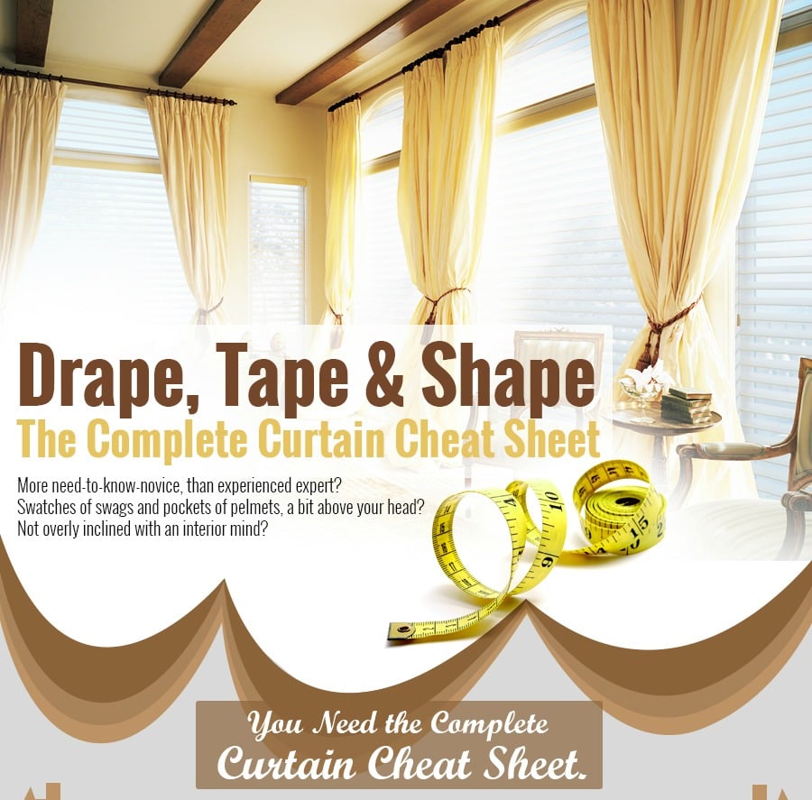 The Complete Curtain Cheat Sheet Infographic Remodelaholic