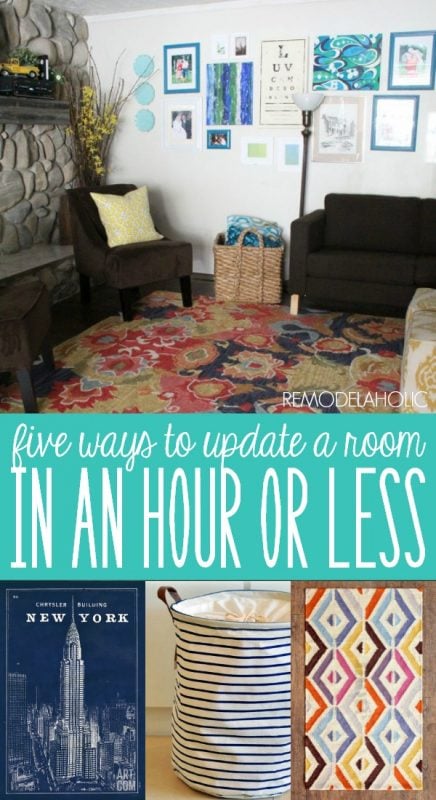 Five Simple Ways to Update a Room in an Hour or Less by Remodelaholic