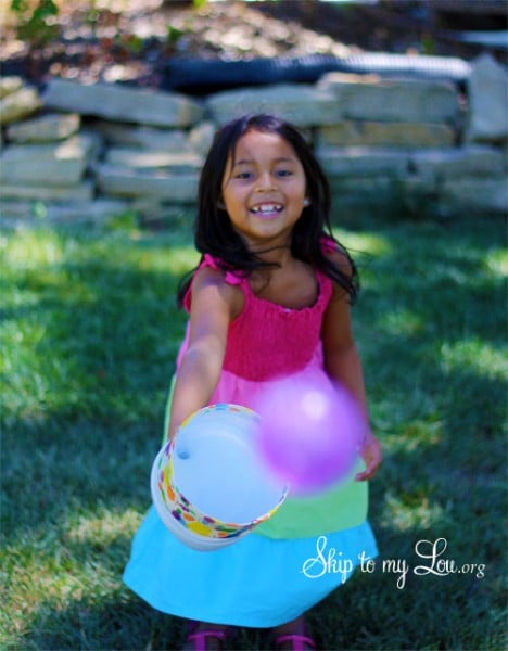 Playing-catch-with-clorox-bottle-catcher