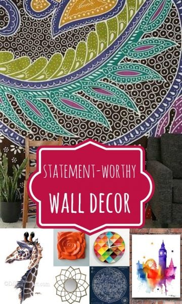Wall Decor That Makes a Statement by Remodelaholic
