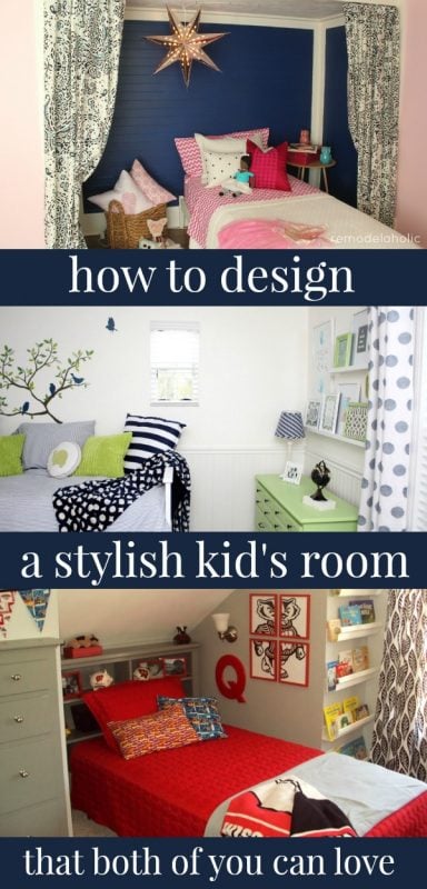 Designing a Stylish Kid's Room by Remodelaholic