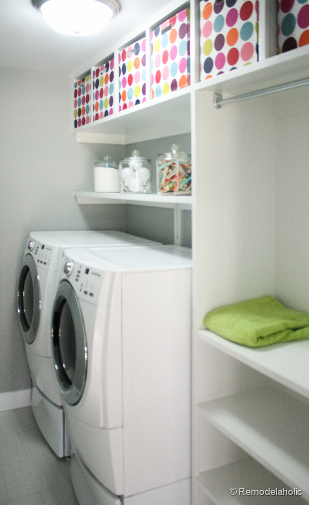 20+ One Wall and Small Laundry Rooms | Remodelaholic