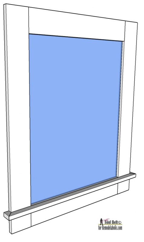 Use glass for a perfect dry erase message board, and customize it with paint! Free DIY plans on Remodelaholic.com
