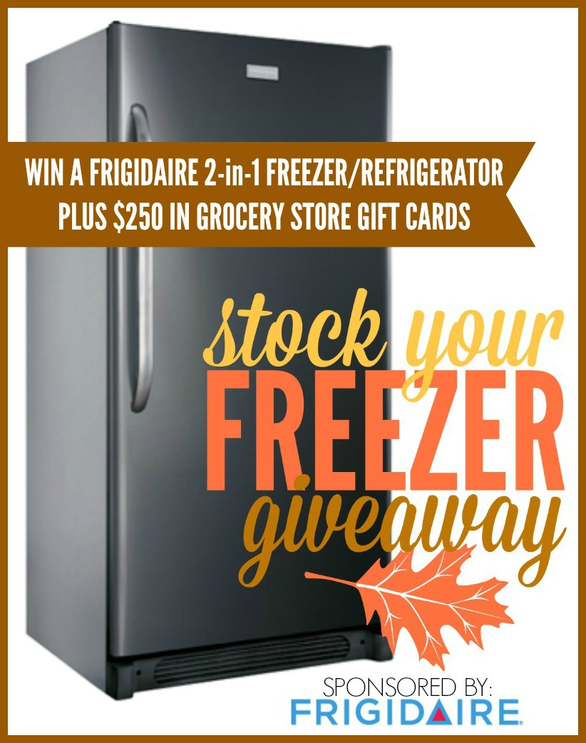 Freezer Raffle Frigidaire Freezer + Grocery Giveaway | Remodelaholic