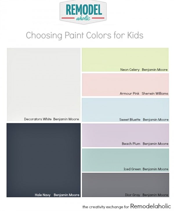 Tips for Choosing Paint Colors For Children's Rooms Remodelaholic