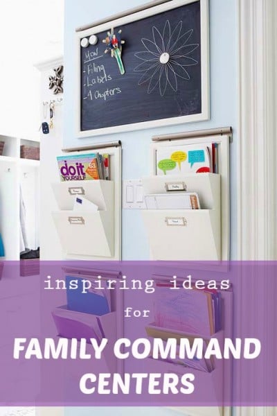 38 Inspiring ideas for family command centers ~ Tipsaholic.com #family #organization #commandcenter