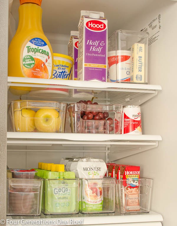 refrigerator organization