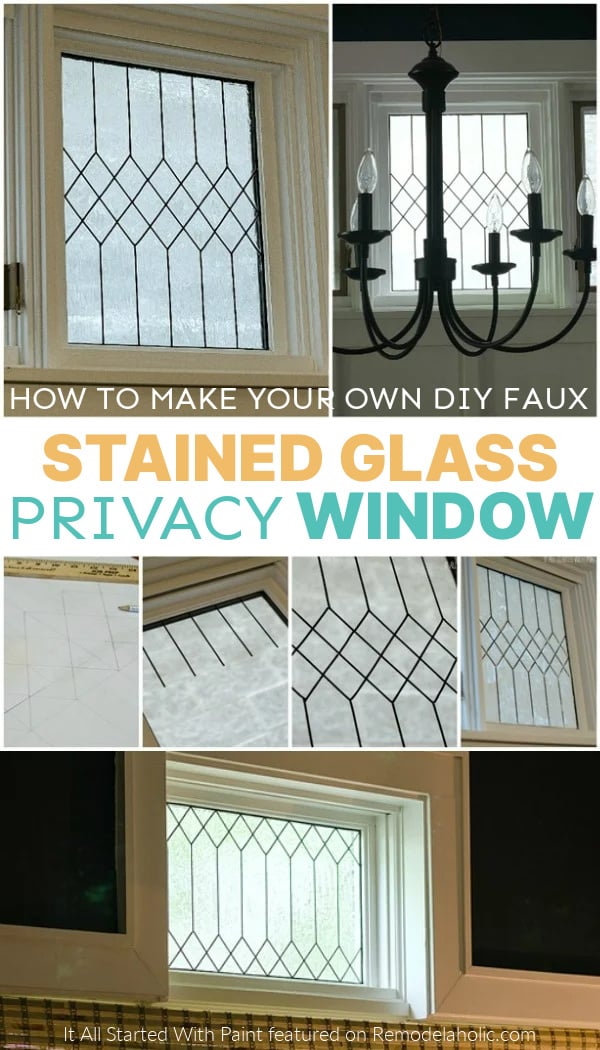 How to DIY Faux Stained Glass Windows Homebuyer Weekly