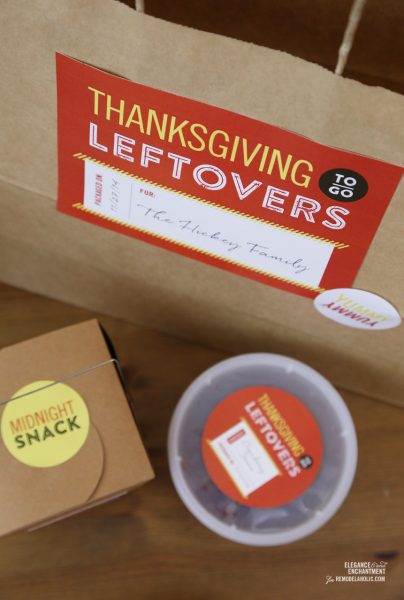 Thanksgiving Leftover Printables from Elegance & Enchantment for Remodelaholic