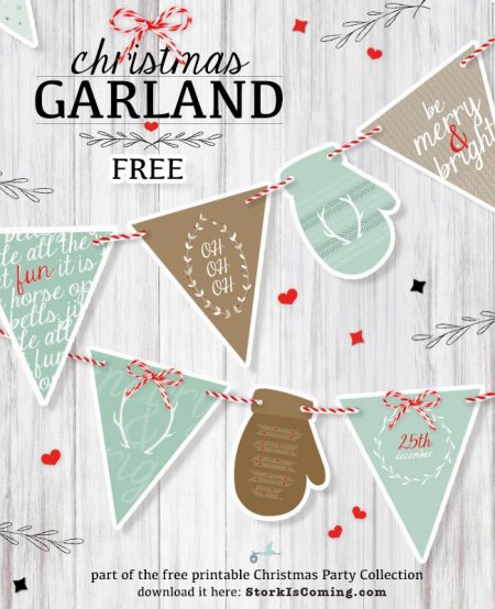 25 Free Colorful &amp; Crafty Christmas Printables; Day 1 | Remodelaholic