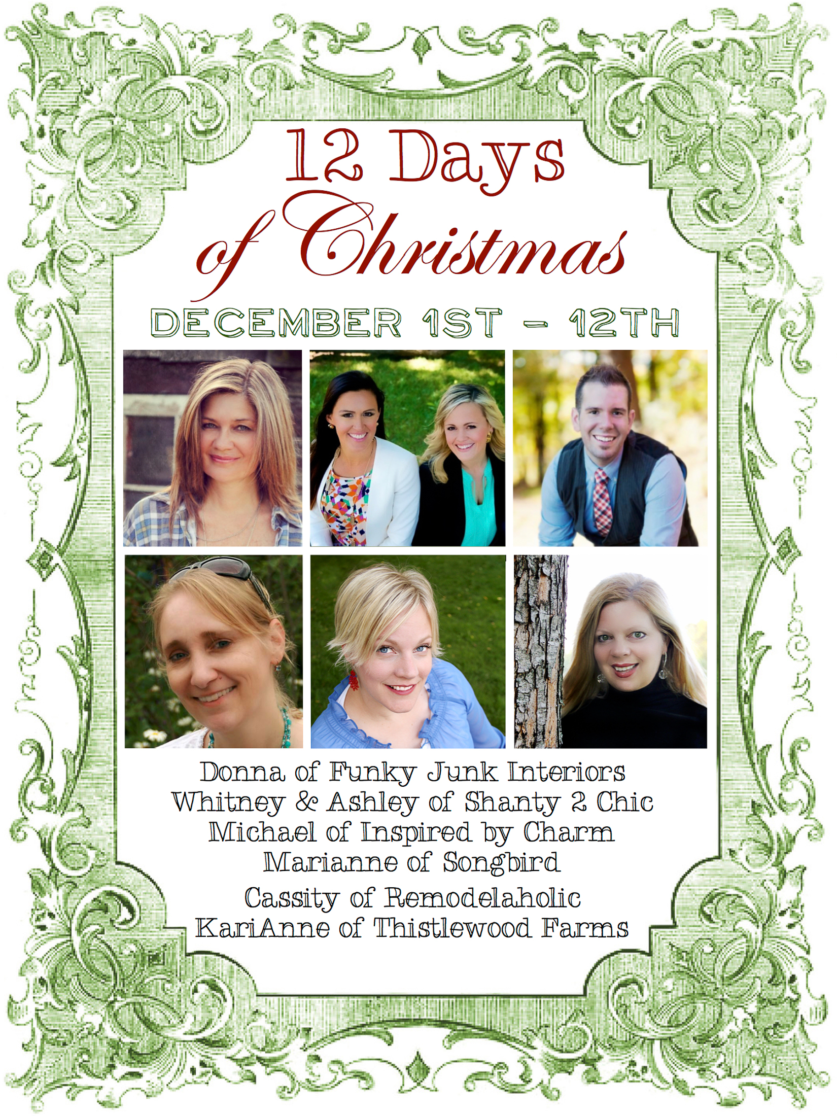 25 Free Colorful &amp; Crafty Christmas Printables; Day 1 | Remodelaholic