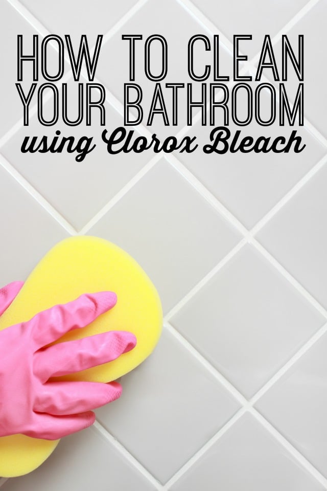 How to Clean a Bathroom Using Clorox Bleach Remodelaholic