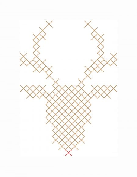Reindeer pattern printable