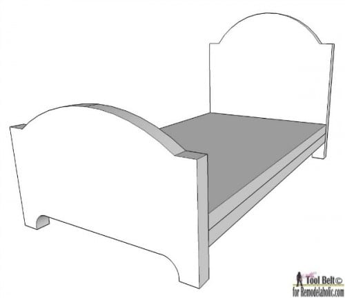 How to Make a Doll Bed for 18" Dolls with Matching Nightstand