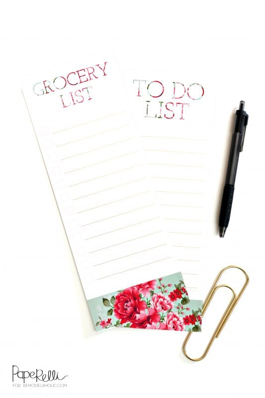 Organization Printables by Paperelli on @Remodelaholic