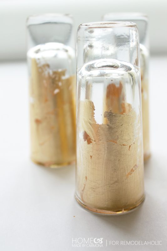 Shot glass candle holders - for Remodelaholic