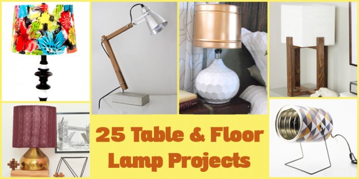 25 Table and Floor Lamp Projects | Remodelaholic