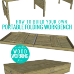 How To Build Your Own DIY Portable Folding Workbench Plans Remodelaholic
