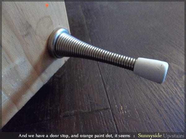 Adding Hardware to a Hand Built Glass Paned Door by Sunnyside Up-stairs featured on @Remodelaholic