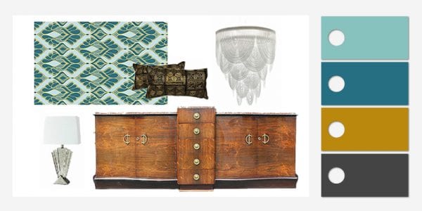 Designing Dawn for Remodelaholi.com - Art Deco Dining