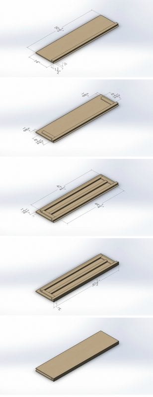 Floating Shelved in TV and Fireplace Built In by Our Home Notebook featured on Remodelaholic