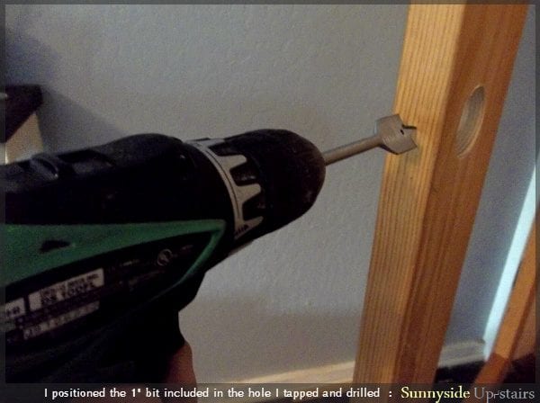 How to Build a Door with a Glass Pane by Sunnyside Up-stairs featured on @Remodelaholic