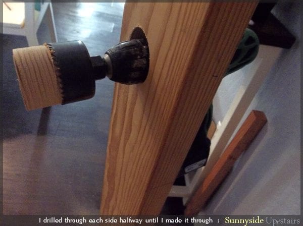 How to Build an Entry Door and Add the Hardware by Sunnyside Up-stairs featured on @Remodelaholic