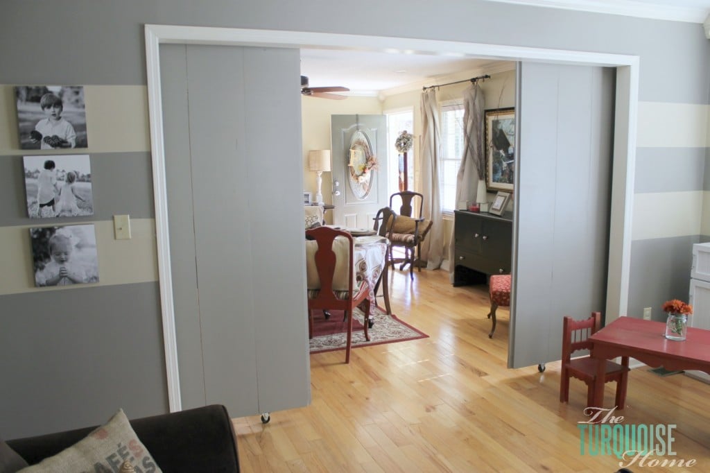 build extra large double sliding barn doors - The Turquoise Home