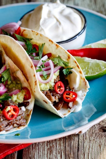Tacos are the ultimate family meal! Here are 25 delicious taco recipes to try for your Taco Thursday dinners via tipsaholic.com #tacos #taco #tacorecipes #recipes #mexicanfood