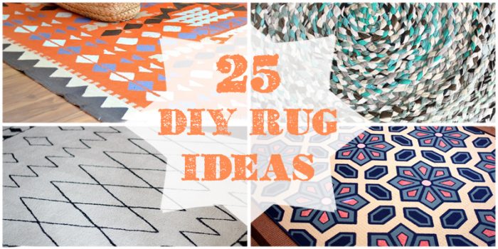 25 DIY Rug Ideas | Remodelaholic