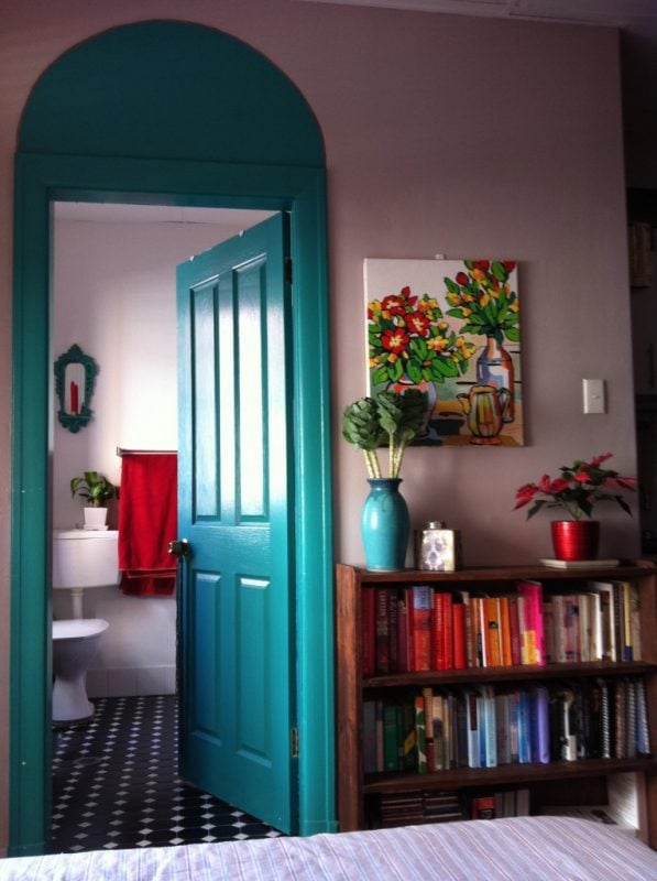 faux painted doorway arch transom - Live Breathe Decor