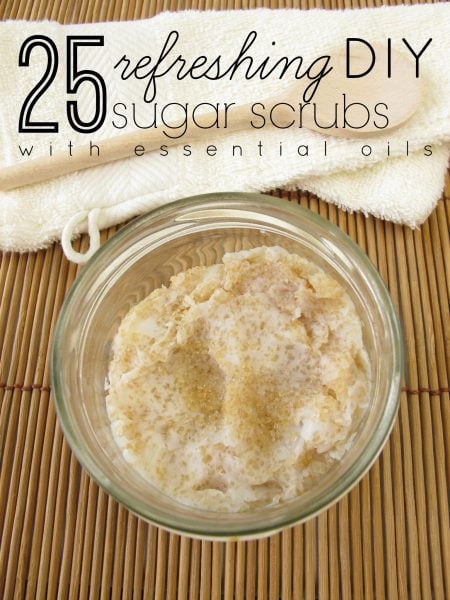 If you love the luxury of sugar scrubs but hate the luxury price tag, try making your own! Use essential oils for any of these DIY sugar scrub recipes. 25 Refreshing DIY Sugar Scrubs To Try - Tipsaholic.com, #sugarscrub, #DIY, #essentialoils, #EO, #beauty