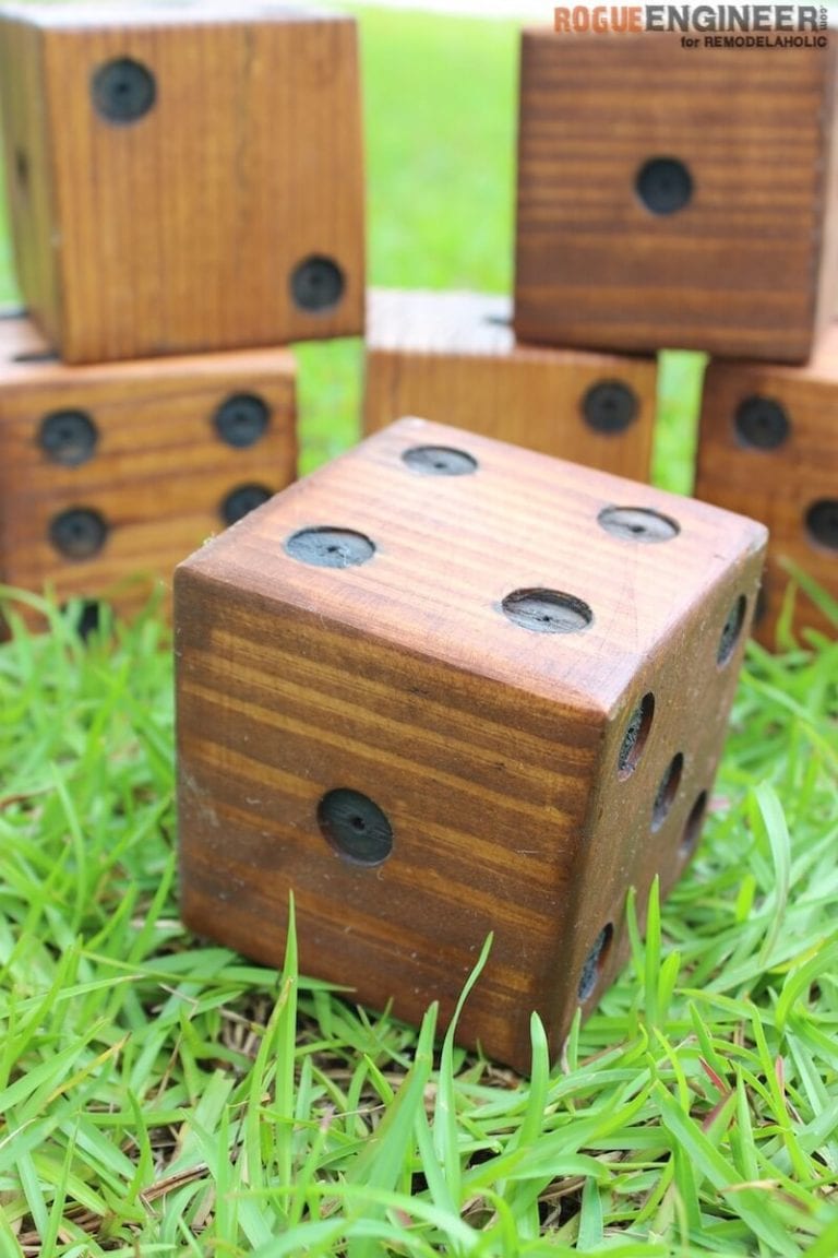 DIY Yard Dice Tutorial | Remodelaholic