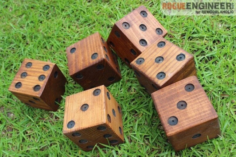 DIY Yard Dice Tutorial | Remodelaholic