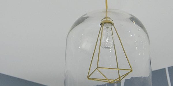 DIY hurricane pendant