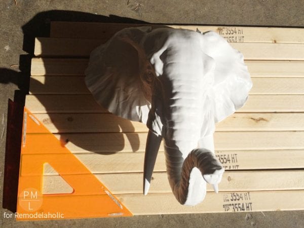 DIY Animal Head Plaque