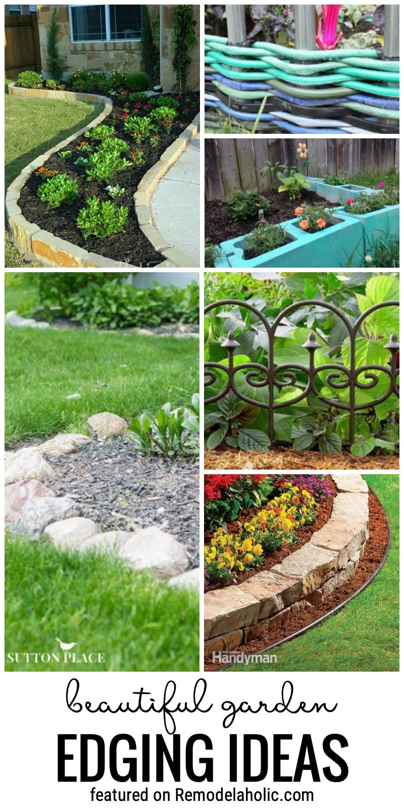 Decorating Tips Edging 27 Beautiful Garden Edging Ideas | Remodelaholic