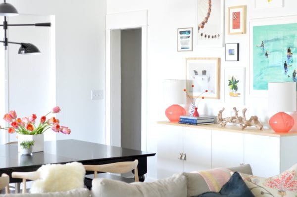 How to Create a Balanced Gallery Wall by House Updated featured on Remodelaholic