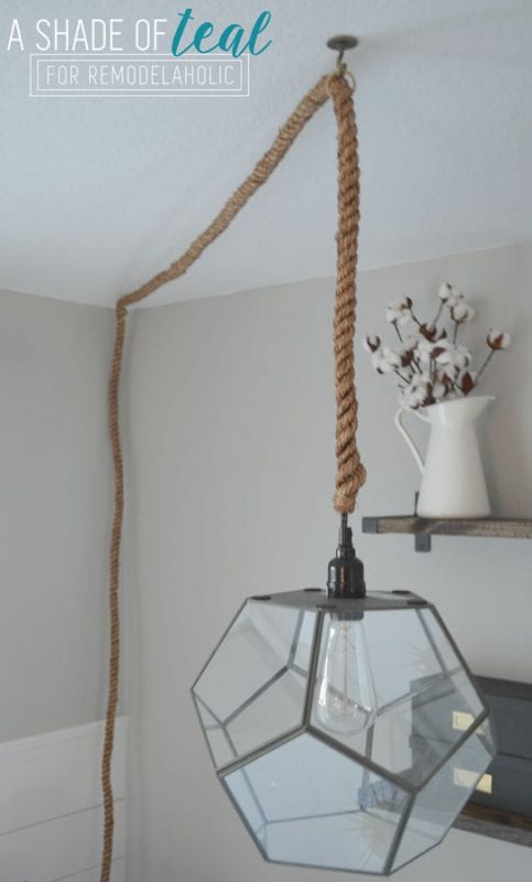 How to Turn a Terrarium into a Light Fixture
