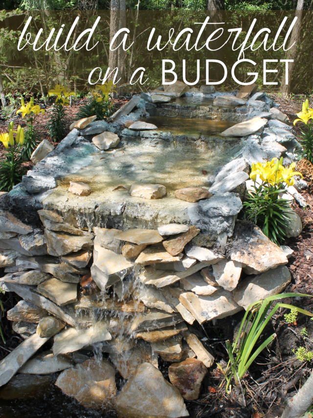 Build a DIY Waterfall on a Budget