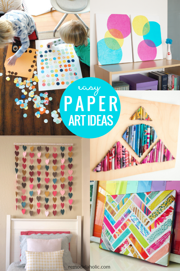 60 Easy Art Ideas for Kids Wall Decor | Remodelaholic