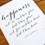 Printable Quote about Happiness