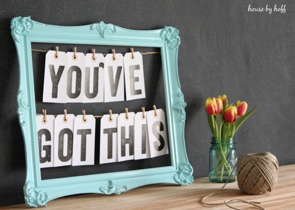 clothesline message board (House By Hoff)
