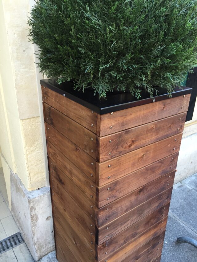 Build A Tall Wooden Planter |