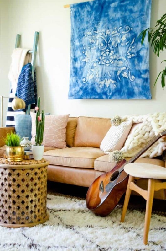 Diy Large Wall Art Batik Stencil Dye, Place Of My Taste
